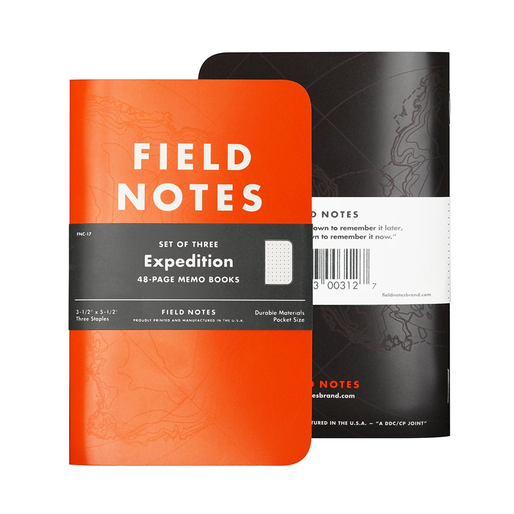 Field Notes – Notizbuch 3er-Set FIELD NOTES EXPEDITION Wasserfest - WILDHOOD store