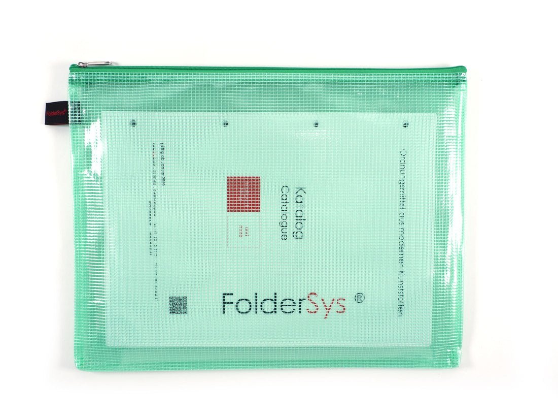 FolderSys – Reißverschluss-Beutel ACCESSORIES Tasche – Gelb - WILDHOOD store