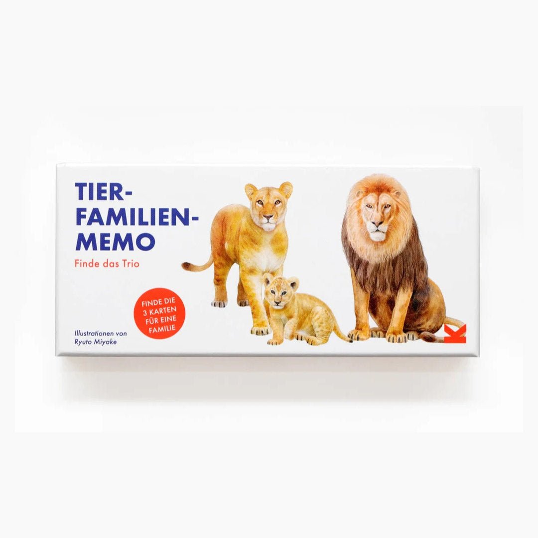 Laurence King Verlag – Memo TIERFAMILIEN-MEMO Finde das Trio - WILDHOOD store