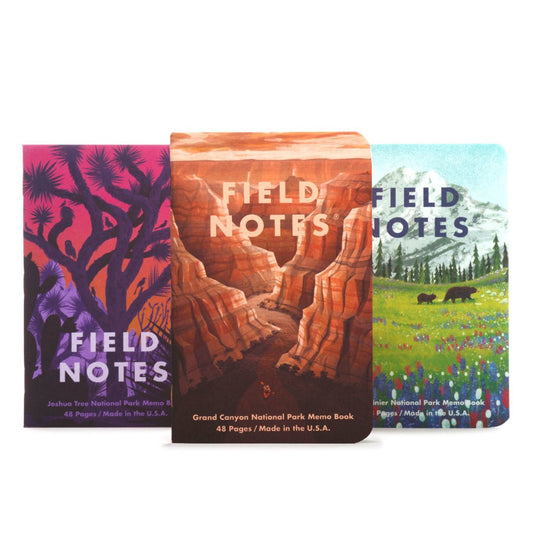 Field Notes – Notizbuch 3er-Set FIELD NOTES NATIONAL PARKS Series - WILDHOOD store