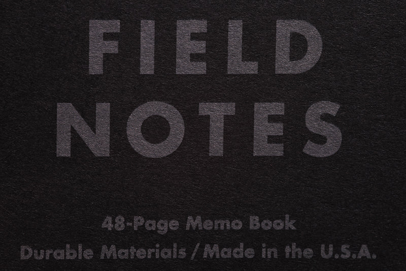 Field Notes – Notizbuch 3er-Set FIELD NOTES PITCH BLACK Gepunktet - WILDHOOD store