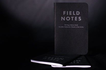 Field Notes – Notizbuch 3er-Set FIELD NOTES PITCH BLACK Gepunktet - WILDHOOD store