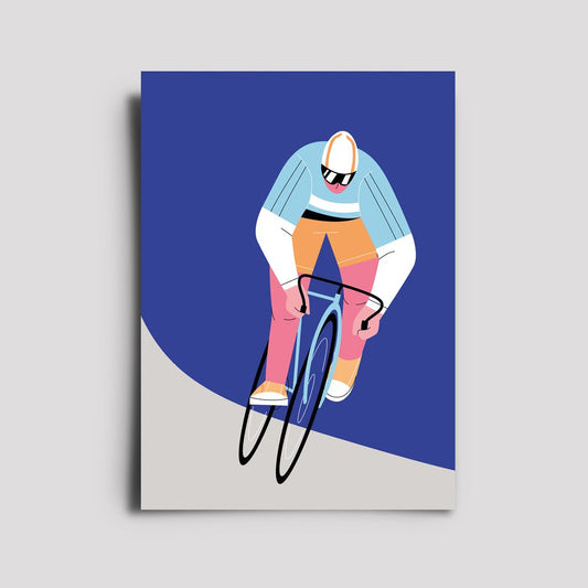 Hafen – Postkarte BIKER Fahrrad - WILDHOOD store