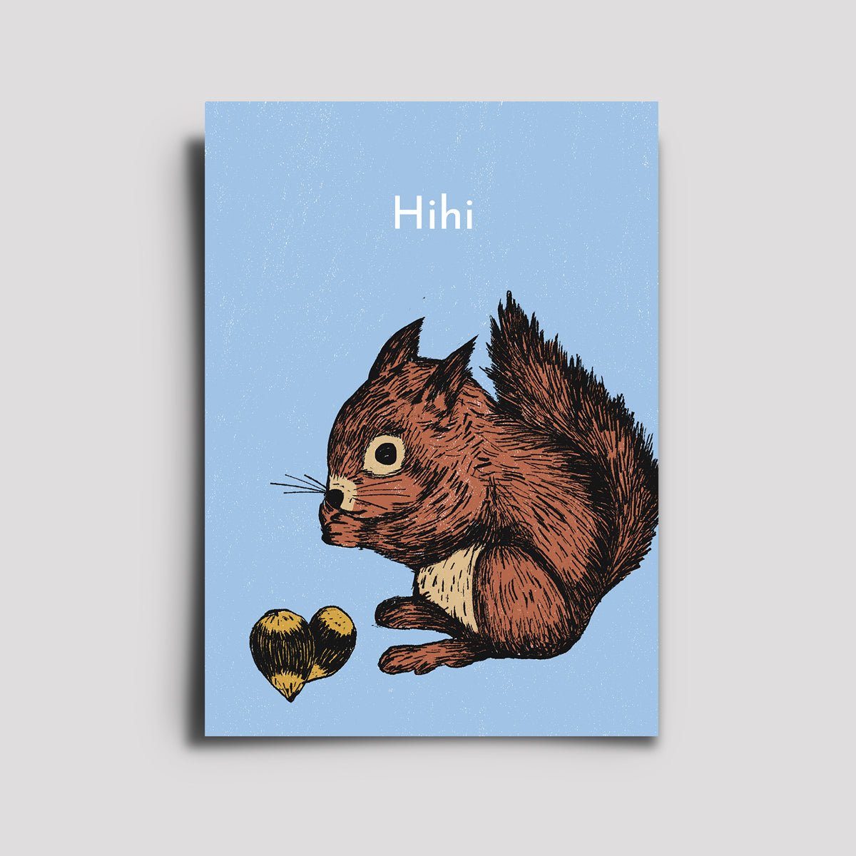 Hafen – Postkarte HIHI Eichhörnchen - WILDHOOD store