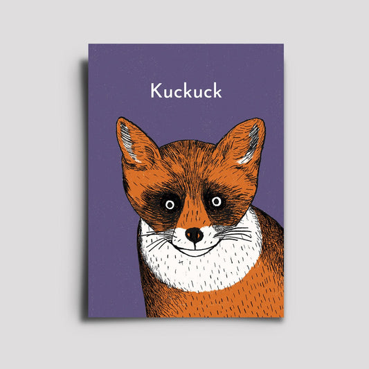 Hafen – Postkarte KUCKUCK Fuchs - WILDHOOD store