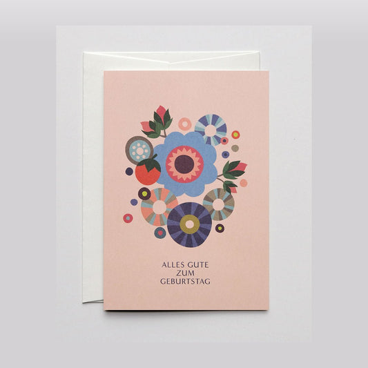 Haferkorn & Sauerbrey – Grußkarte FLOWERS & SWEETS zum Geburtstag - WILDHOOD store