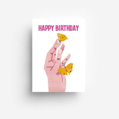 jungwiealt – Postkarte BIRTHDAY HAND Geburtstag - WILDHOOD store