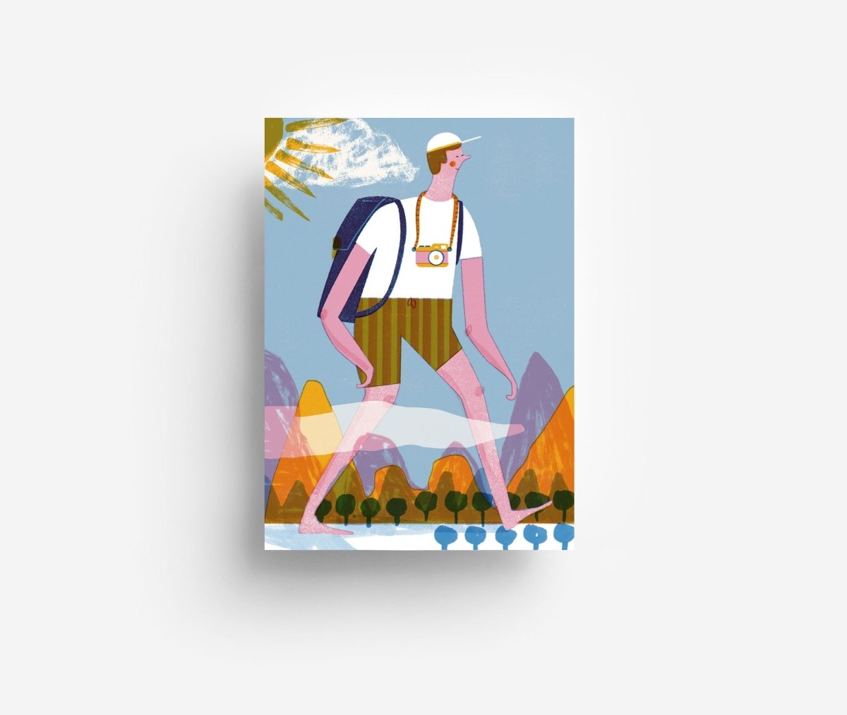 jungwiealt – Postkarte SKYHIGH Wanderer - WILDHOOD store
