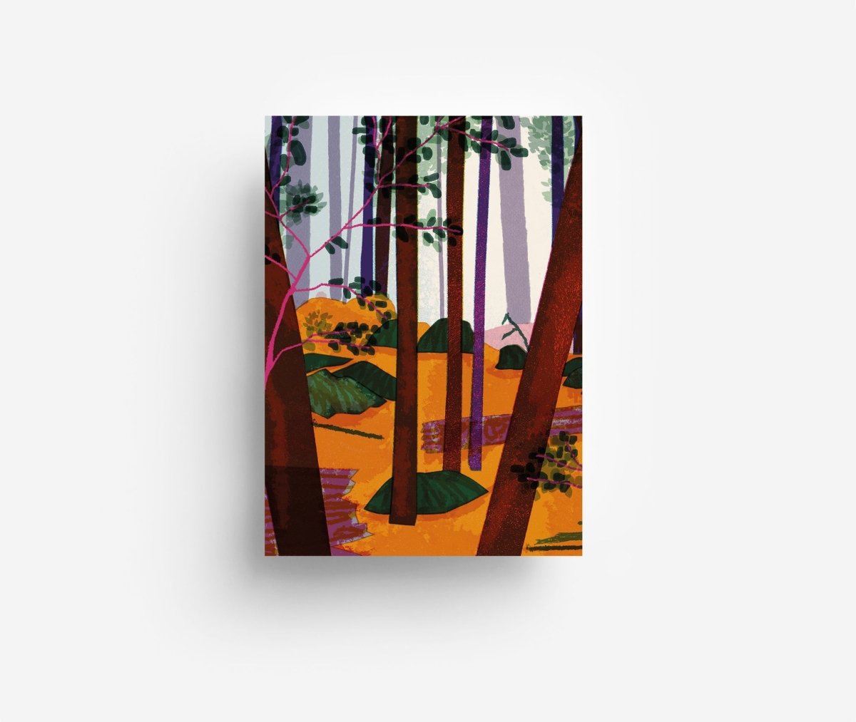 jungwiealt – Postkarte TREES Wald - WILDHOOD store