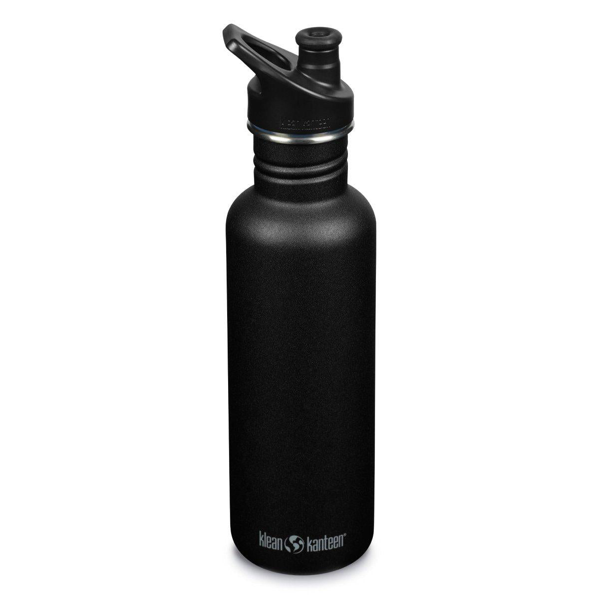 Klean Kanteen – Trinkflasche Kanteen® CLASSIC 0,8 L BLACK aus Edelstahl - WILDHOOD store