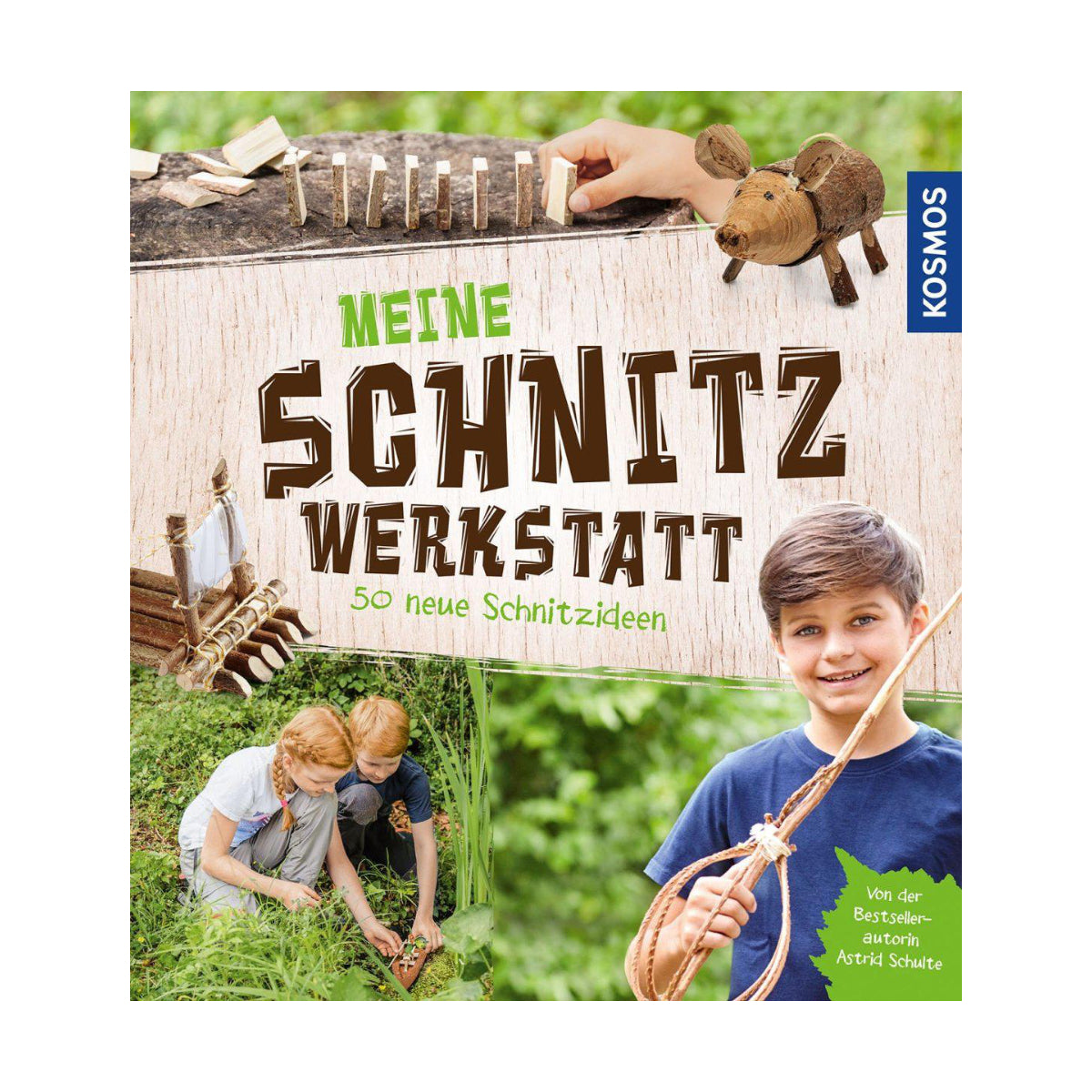 Kosmos – Buch MEINE SCHNITZ-WERKSTATT 50 neue Schnitzideen – von Astrid Schulte - WILDHOOD store