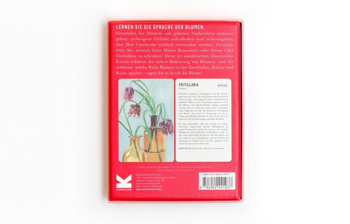 Laurence King Verlag – Karten-Set FLORIOGRAFIE Blumen und ihre Bedeutung - WILDHOOD store