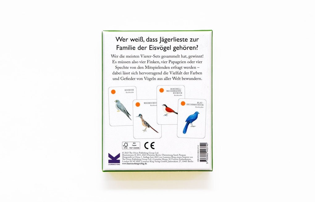 Laurence King Verlag – Kartenspiel VOGEL-FAMILIEN Ein Quartett-Spiel - WILDHOOD store