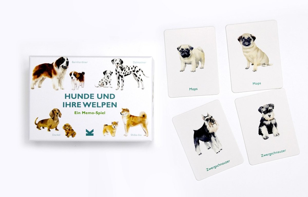 Laurence King Verlag – Memo-Spiel HUNDE UND IHRE WELPEN - WILDHOOD store