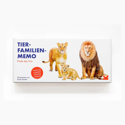 Laurence King Verlag – Memo TIERFAMILIEN-MEMO Finde das Trio - WILDHOOD store