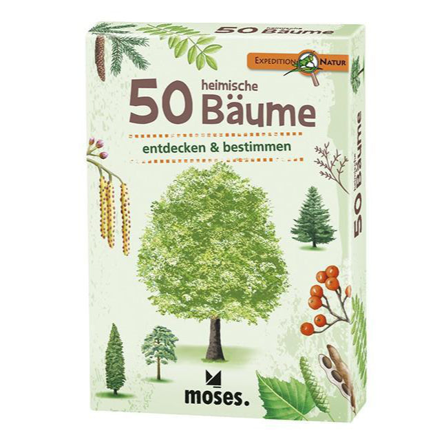 Moses – Karten-Set 50 heimische BÄUME – entdecken & bestimmen - WILDHOOD store
