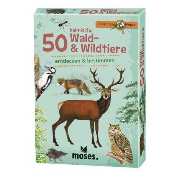 Moses – Karten-Set 50 heimische WALD- und WILDTIERE - WILDHOOD store