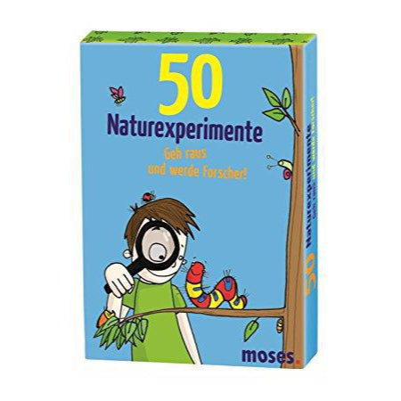 Moses – Karten-Set 50 NATUREXPERIMENTE für kleine Forscher*innen - WILDHOOD store