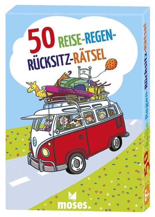 Moses – Karten-Set 50 REISE-REGEN-RÜCKSITZ-Rätsel - WILDHOOD store