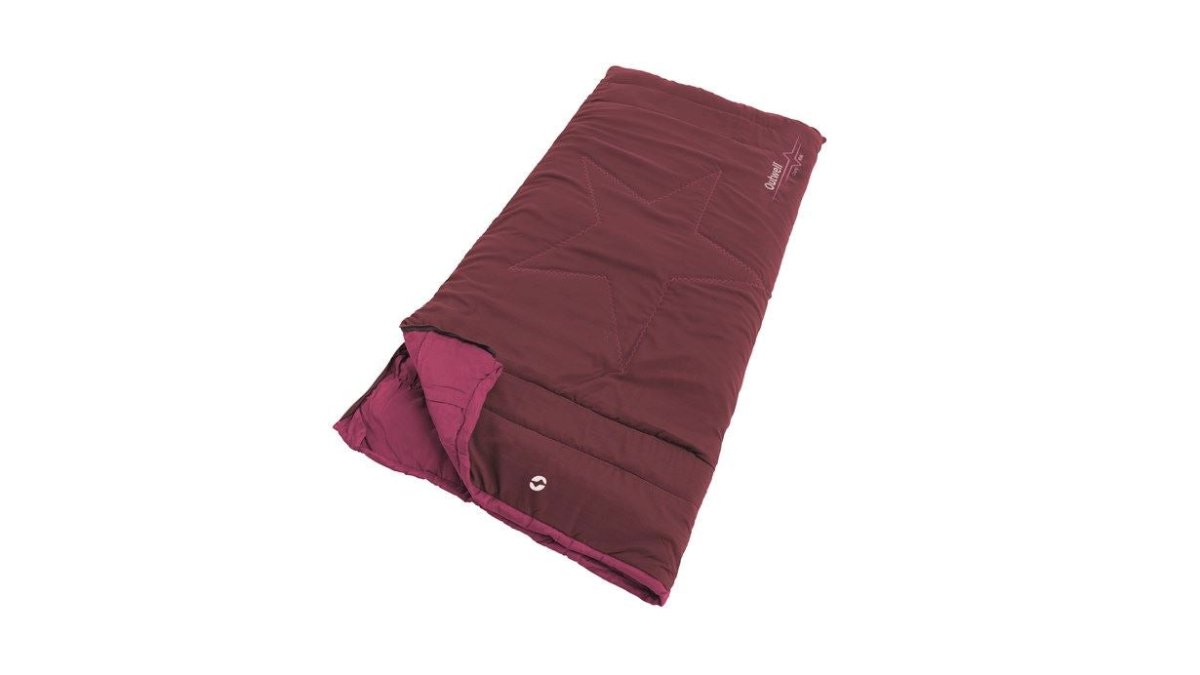 Outwell – Decken-Schlafsack CHAMP KIDS Deep Red – für Kinder - WILDHOOD store