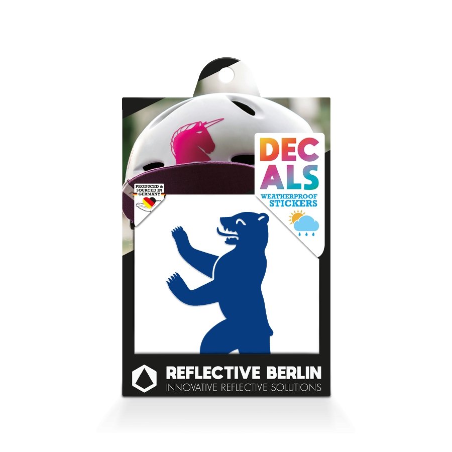 Reflective Berlin – Reflektierende Sticker DECALS Berliner Bär - WILDHOOD store
