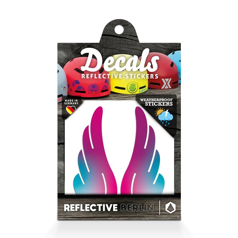 Reflective Berlin – Reflektierende Sticker DECALS Wings - WILDHOOD store