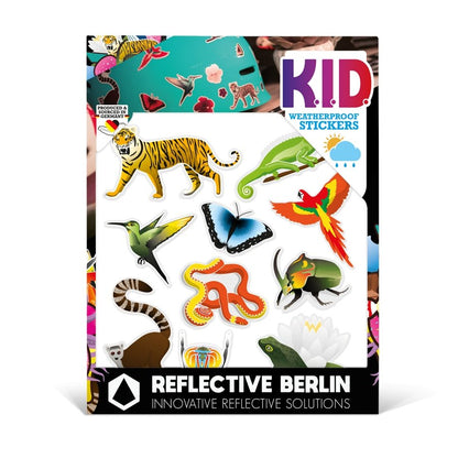 Reflective Berlin – Reflektierende Sticker KID Jungle - WILDHOOD store