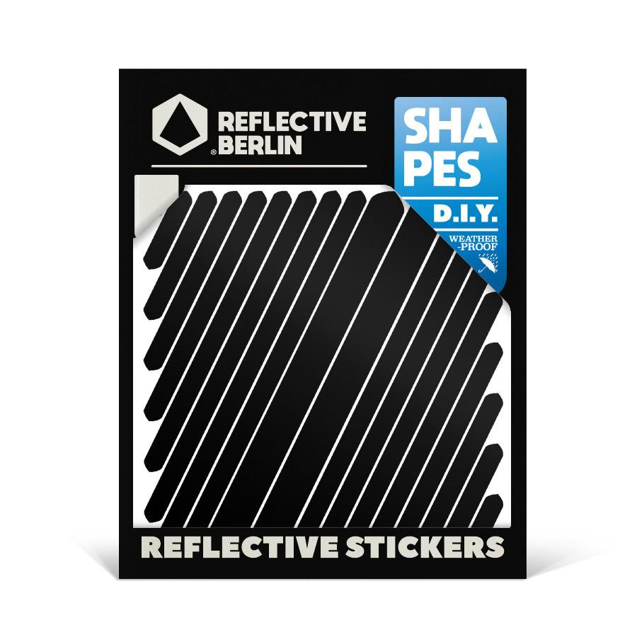 Reflective Berlin – Reflektierende Sticker SHAPES Universal versch. Farben - WILDHOOD store