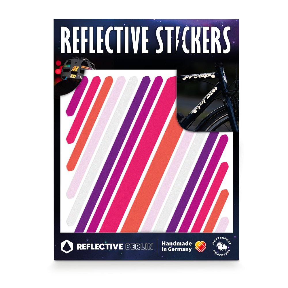 Reflective Berlin – Reflektierende Sticker SHAPES Universal - WILDHOOD store