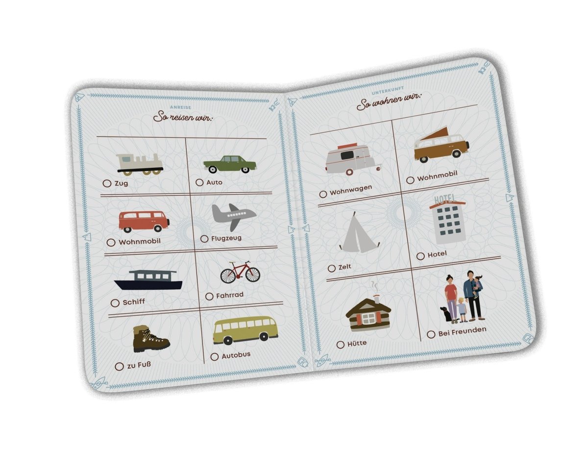 Roadtyping – Reisetagebuch ABENTEUER PASS für Kinder - WILDHOOD store