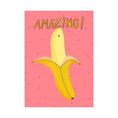 Slinga Illustration – Postkarte AMAZING! Banane - WILDHOOD store