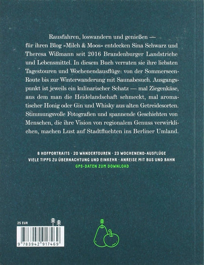 Terra Press – Buch MILCH & MOOS. Vom Wandern und guten Essen in Brandenburg - WILDHOOD store