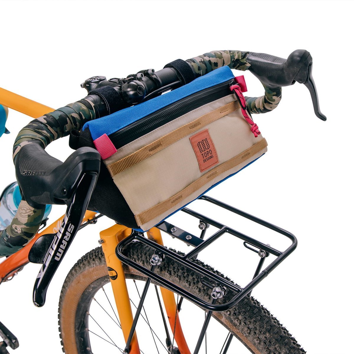 Topo Designs – Fahrradtasche BIKE BAG 3 L Bone white / olive - WILDHOOD store