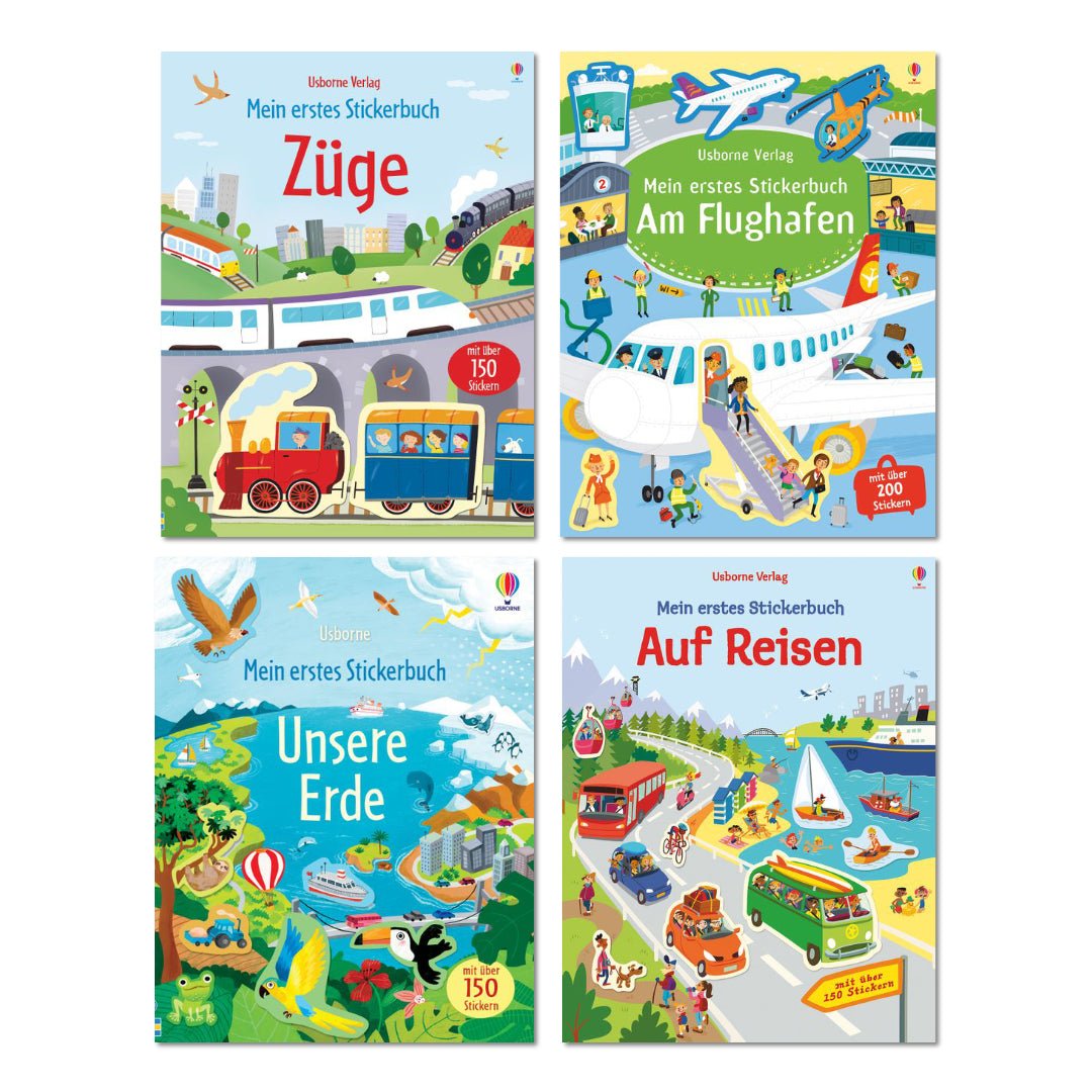 Usborne Verlag – Stickerbuch MEIN ERSTES STICKERBUCH Auf Reisen und Unterwegs - WILDHOOD store